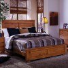 Diego Bedroom Set (Cinnamon Pine)