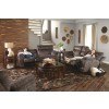 Sedona Power Lay Flat Reclining Living Room Set w/ Power Headrests (Smoke)