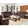 Sedona Power Lay Flat Reclining Living Room Set w/ Power Headrests (Mocha)