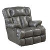 Victor Power Lay Flat Chaise Recliner (Steel)
