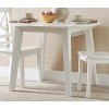 Simplicity Round Drop Leaf Dining Room Set (Paperwhite)