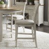 Farmhouse Reimagined Upholstered Counter Height Chair (Set of 2)