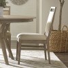 The Nook Upholstered Side Chair (Heathered Oak) (Set of 2)