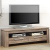 TV Console w/ Floating Top (Brown)