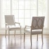 Cinema Upholstered Arm Chair (Silver Screen) (Set of 2)