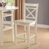 Tartys Counter Height Chair (Cream) (Set of 2)