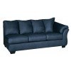 Darcy Blue Left Chaise Sectional