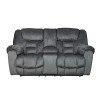 Capehorn Granite Double Reclining Loveseat w/ Console
