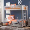 Stonebrook Twin Bunk Bed (Antique Gray)