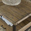 Workbench Rectangular Drawer End Table