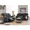 Vacherie Black Reclining Living Room Set