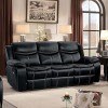 Bastrop Reclining Sofa (Black)