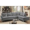 Barrington Right Chaise Sectional (Gray)