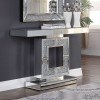 Noralie Mirrored/ Faux Diamonds Console Table