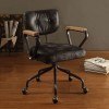 Hallie Executive Office Chair (Vintage Black)