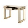 Critter Writing Desk (Smoky Mirrored/ Champagne)