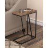 Rustic Tobacco Accent Table
