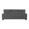 Dunstan Sofa w/ Drop-Down Center (Dark Gray)