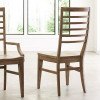 Modern Forge Lindale Round Dining Room Set w/ Canton Ladder Back Chairs