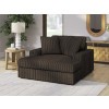 Midnight-Madness Chocolate Sectional Set