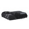 Cecile Throw (Black and Gray) (Set of 3)