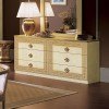 Aida Double Dresser (Ivory and Gold)