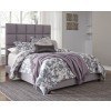 Contemporary Upholstered Bed (Dusty Gray)