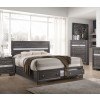 Regata Storage Bedroom Set (Grey)