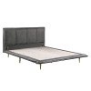 Metis Upholstered Panel Bedroom Set (Gray)