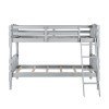 Homestead Twin over Twin Bunk Bed (Gray)