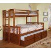 Omnus Youth Bedroom Set w/ University Bunk Bed (Oak)