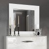 Carmen Mirror for Single Dresser (White)