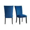 Francesca Dining Room Set w/ Blue Chairs