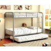 Rainbow Convertible Twin over Twin Bunk Bed (Silver)