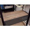 Ballarat L-Shaped Triple Twin Bunk Bed w/ Desk