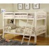 Coney Island Twin over Twin Bunk Bed (White)