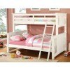 Spring Creek Twin over Full Bunk Bed (White)