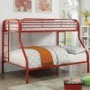 Opal Twin over Full Bunk Bed (Red)