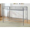 Opal Twin over Twin Bunk Bed (Silver)