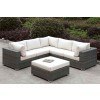 Somani Outdoor L-Shaped Sectional Set (Configuration 12)