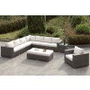 Somani Outdoor L-Shaped Sectional Set (Configuration 7)
