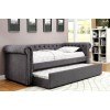 Leanna Twin Daybed w/ Trundle (Gray)