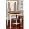 Sabrina Counter Height Chair (White) (Set of 2)