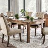 Sania I Dining Room Set (Rustic Oak)