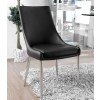 Izzy Side Chair (Black) (Set of 2)