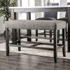 Brule Counter Height Dining Set w/ Gray Chairs