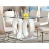Lodia I White Dining Table