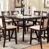Brent II Counter Height Dining Set w/ Faux Marble Top