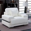 Zibak Living Room Set (White)