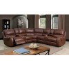 Joanne Reclining Sectional (Brown)